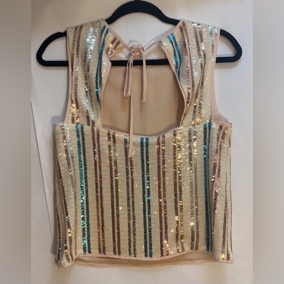 RACHEL Rachel Roy Sequin Top Size Small NWOT - Picture 4 of 9